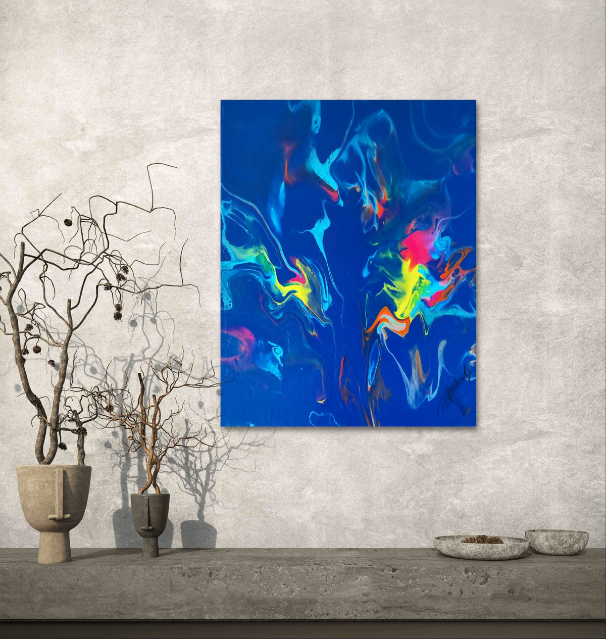 “Colorful harmony - a rush of colors in a small format”